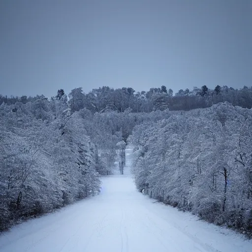 Prompt: Beautiful Photograph of Sweden in winter