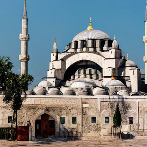 Prompt: A giant cat sitting next to a mosque in Istanbul, daytime, photorealistic, 4K, HD, award winning