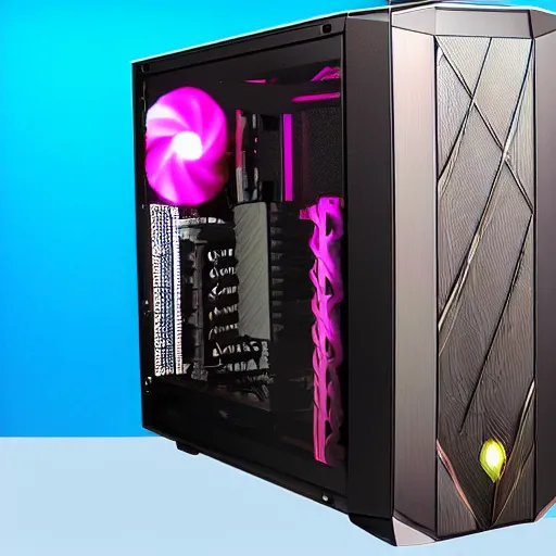 Image similar to pc case art