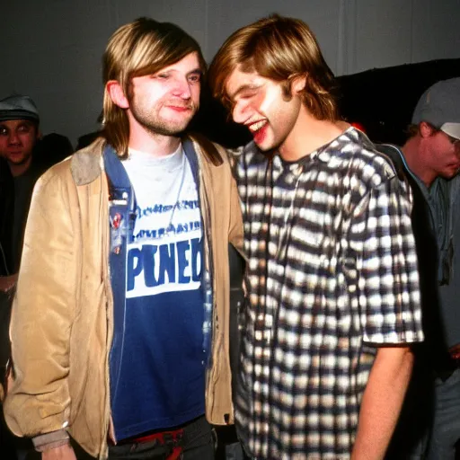 Image similar to Kurt Cobain Meeting Mac Demarco