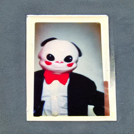 Image similar to 1 9 5 0 s polaroid picture of mr mime