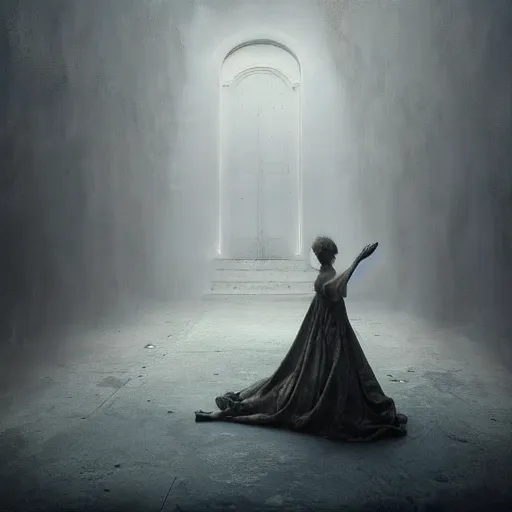 Image similar to michal karcz dark surrealism painting., detailed, elegant, intricate, 4 k, renaissance painting