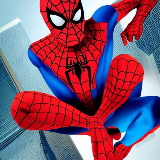 Image similar to spider man as a hot girl