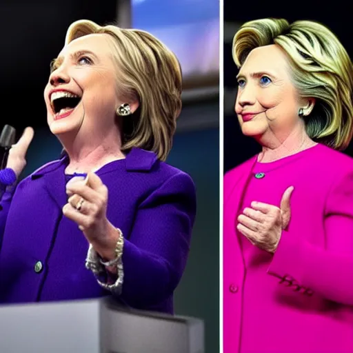 Image similar to hillary clinton as thanos