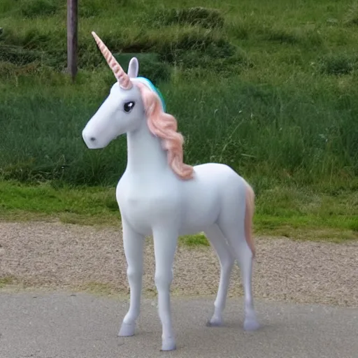 Prompt: magdeburg unicorn as a real life animal