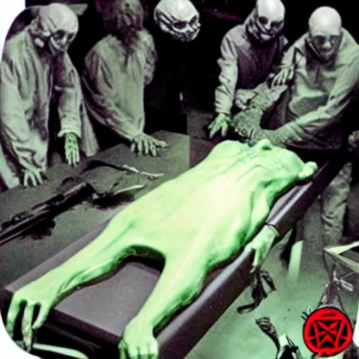 Prompt: authentic demonic alien autopsy