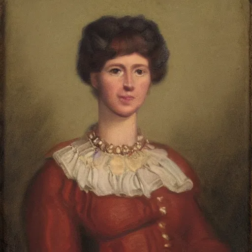 Image similar to portrait of a woman, her name is julia