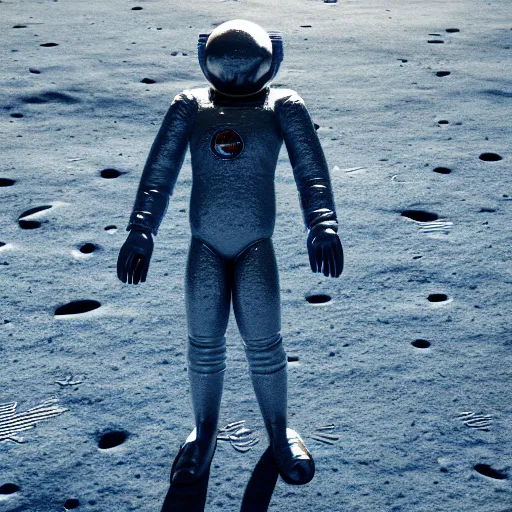 Prompt: moon man from the music video of the song saint pepsi - enjoy yourself!!, detailed, 8 k, hd, sharp focus, octane render, volumetric light