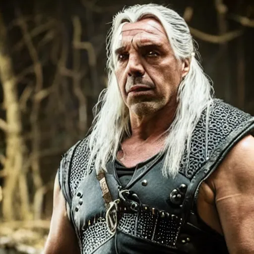 Prompt: Till Lindemann in the Witcher