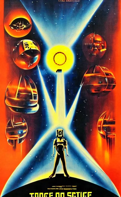 Image similar to 1 9 7 0 s scifi movie poster art