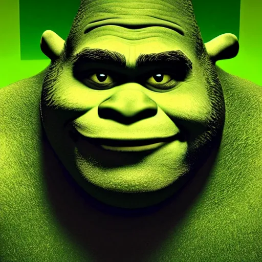 Image similar to x - ray photo of shrek