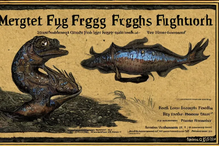 Image similar to Merchant frog. high fantasy. high quality