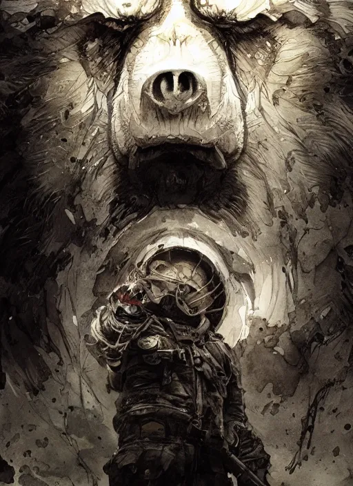 Prompt: portrait, ManBearPig, watercolor, dramatic lighting, cinematic, establishing shot, extremely high detail, foto realistic, cinematic lighting, pen and ink, intricate line drawings, by Yoshitaka Amano, Ruan Jia, Kentaro Miura, Artgerm, post processed, concept art, artstation, matte painting, style by eddie mendoza, raphael lacoste, alex ross