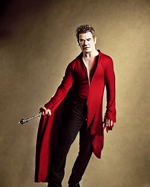 James Marsters dressed as the Vampire Spike, from | Stable Diffusion ...