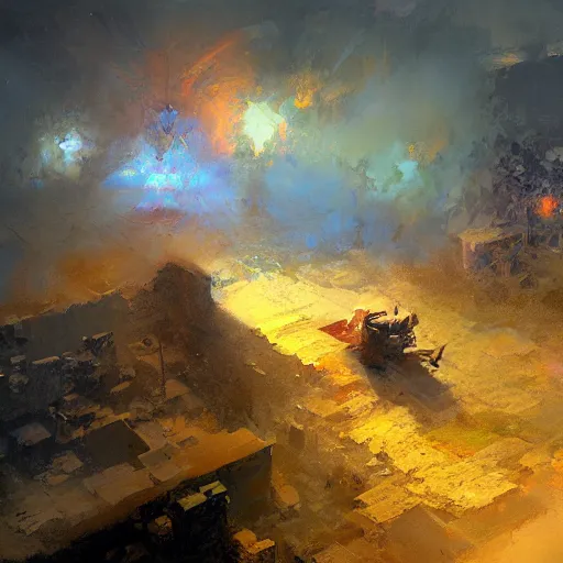 Image similar to a small bit of heaven in hell, craig mullins