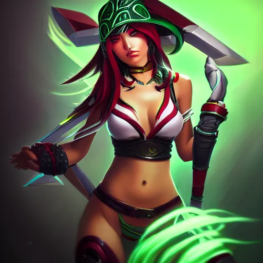 Prompt: Portrait of Akali from league of legends, mystery, highly detailed, luxurious vibe, smoke, artstation, trending on ArtStation, by smile _zPRO