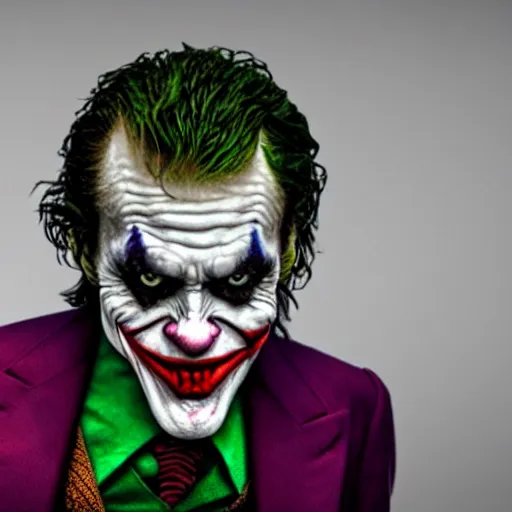 Image similar to Willem DaFoe as the Joker