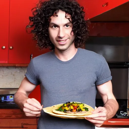 Prompt: dan avidan as a taco