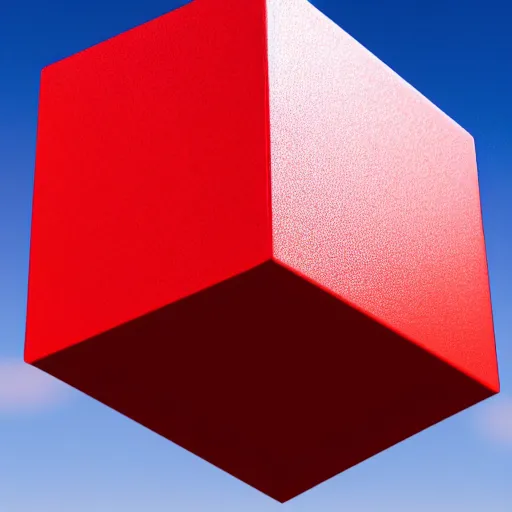 Image similar to red cube on top of blue cube, accurately matches the description, physically correct, logically correct, realistic, don't you dare lie to me