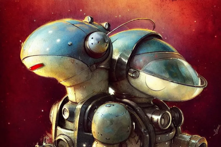 Prompt: adventurer ( ( ( ( ( 1 9 5 0 s retro future robot mouse explorer vehical. muted colors. ) ) ) ) ) by jean baptiste monge!!!!!!!!!!!!!!!!!!!!!!!!! chrome red