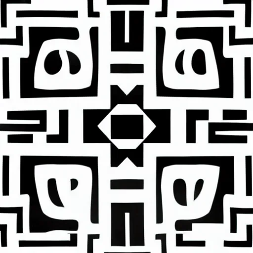 Image similar to black and white minimal animal symbol by karl gerstner, monochrome, 8 k scan, centered, symetrical, satisfying, bordered