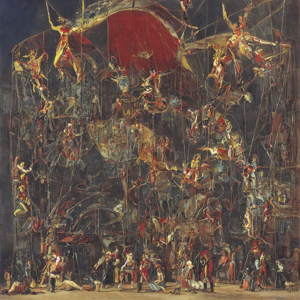 Image similar to The circus by Charles Bell