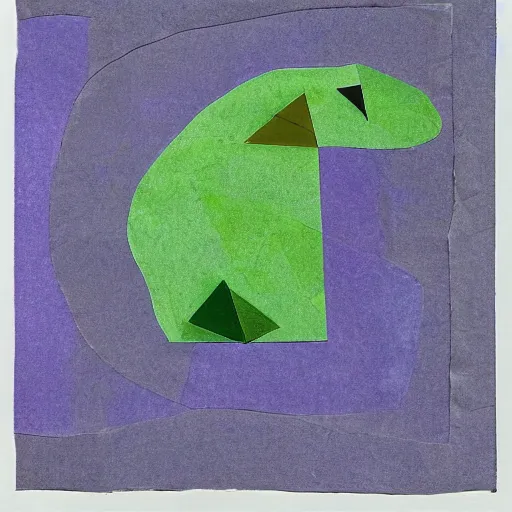 Image similar to A beautiful installation art of a snake eating its own tail that seems to go on forever. layered paper, olivine by Paul Klee vivid, beautiful