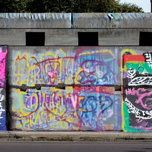 Image similar to the berlin wall but gay