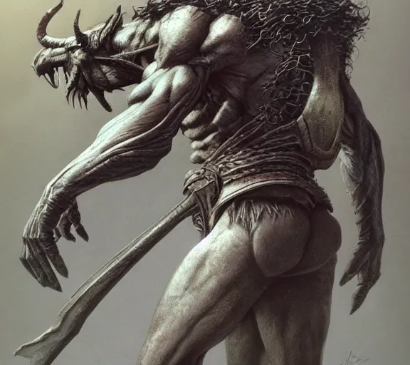 Prompt: centaur concept, bottom of the horse, upper torso of an armored warrior, beksinski, wayne barlowe, adrian smith fantasy art, the hobbit art, lord of the ring art, the witcher concept art, trending on artstation, game of throne art