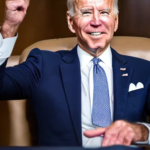 Image similar to joe biden getting an infusion