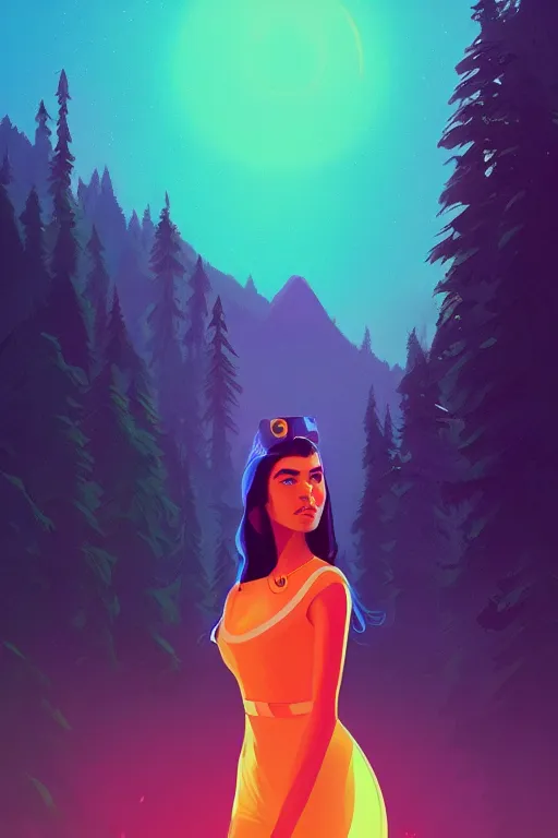 Prompt: the portrait of a majestic princess by james gilleard and alena aenami, 4 k, trending on artstation