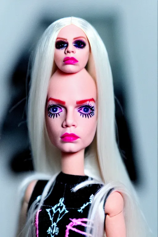 Image similar to genesis p - orridge barbie doll, highly detailed photograph, 8 k