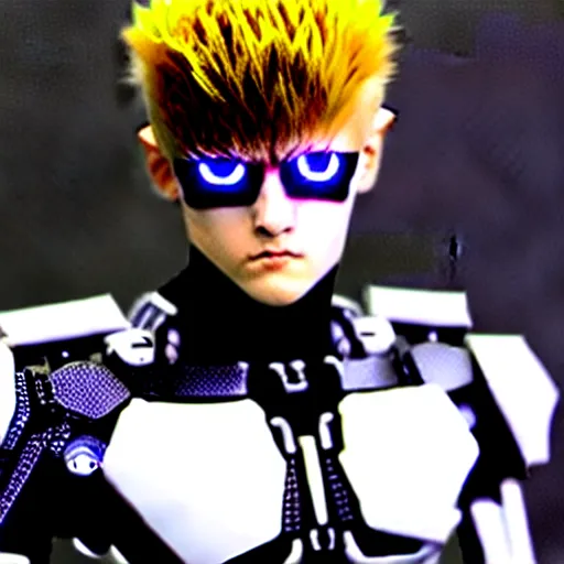 Image similar to genos cyborg real photo