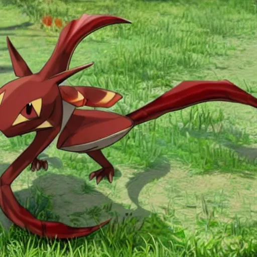 Image similar to a pokemon that looks like a dionaea muscipula, unreal engine.