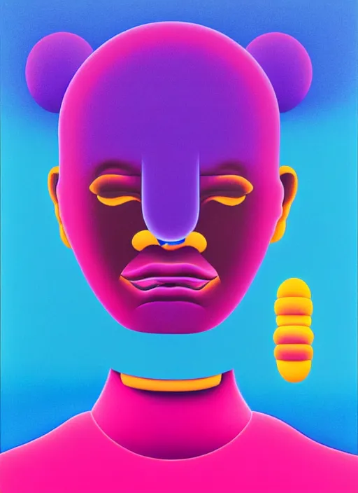 Image similar to rapper by shusei nagaoka, kaws, david rudnick, airbrush on canvas, pastell colours, cell shaded, 8 k