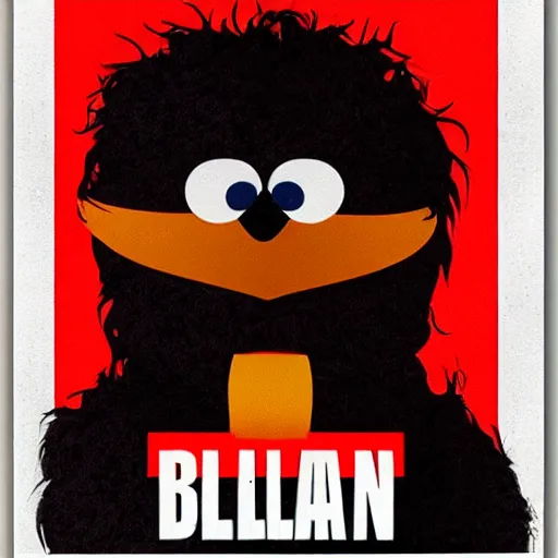 Prompt: wanted poster of Taliban Elmo