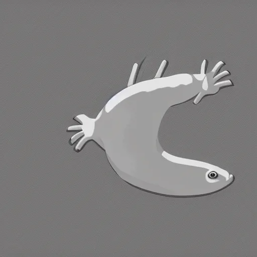 Prompt: vector symbol of a stylized salamander, iconic, clean, white background, artstation, symbolic