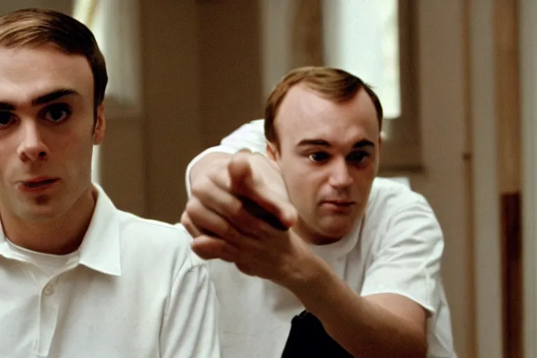 Prompt: funny games ( 2 0 0 7 ) directed by michael haneke