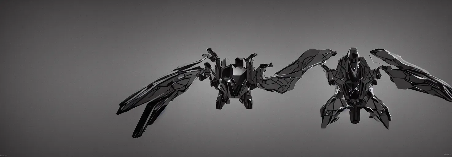 Prompt: symmetry!! a mechanized moth with it's wings spread, gunmetal grey, top down view!! mecha, jet fighter, space shuttle, robotic, highly detailed, artstation, super realistic, unreal engine