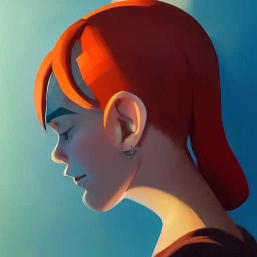 Prompt: face icon stylized minimalist rockoa €™ s modern life, loftis, cory behance hd by jesper ejsing, by rhads, makoto shinkai and lois van baarle, ilya kuvshinov, rossdraws global illumination