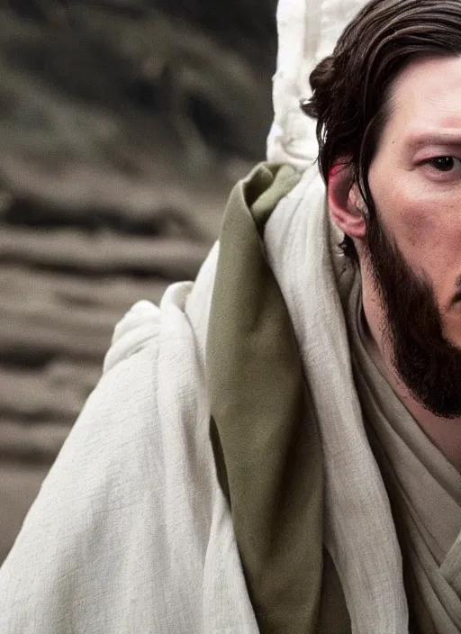 Prompt: adam driver as obi wan kenobi