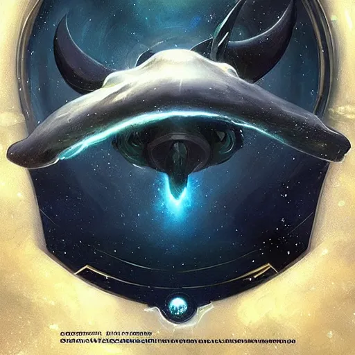 Image similar to eyes! space magical whale with multiple eyes, eyes!, eyes!, eyes!, eyes!, eyes!, eyes, galaxy whale, epic fantasy style art, galaxy theme, by Greg Rutkowski, hearthstone style art, 99% artistic