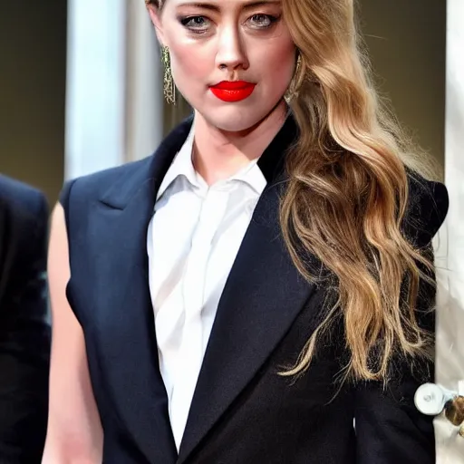 Prompt: Amber Heard wins trial case against Johnny Depp