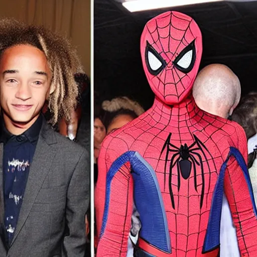 jaden smith as spiderman, jaden smith wearing the | Stable Diffusion |  OpenArt