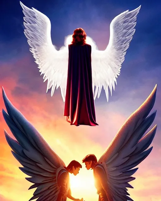 Prompt: angel - wings versus devil - horns, in the style of pixar, 3 5 mm epic hyper realistic cinematic masterpiece, focus centered sharp dramatic lighting 4 k