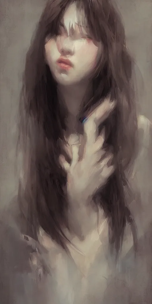 Image similar to oh, when i'm like this, you're the one i trust by wlop