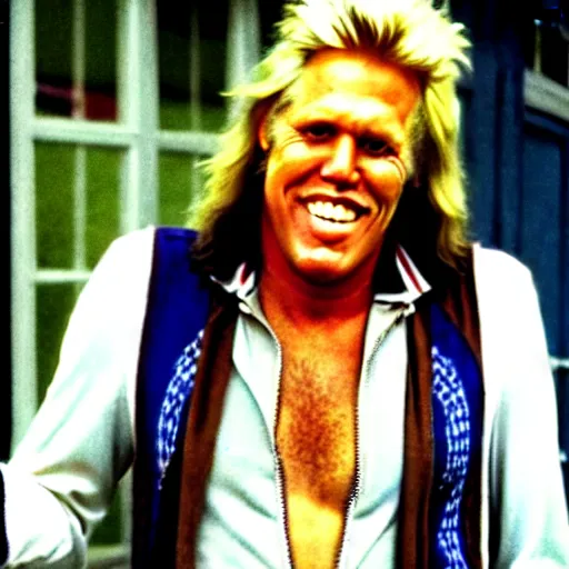 Image similar to gary busey as a hippie from the 7 0 s, photo from the 7 0 s