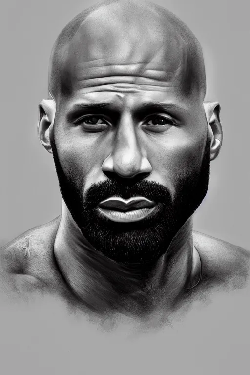 Image similar to joe budden, realistic portrait annie leibovitz photography, symmetrical, highly detailed, digital painting, artstation, concept art, smooth, sharp focus, illustration, cinematic lighting