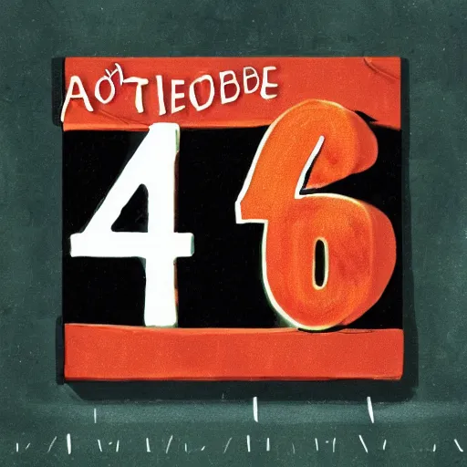 Image similar to about the number 4 7