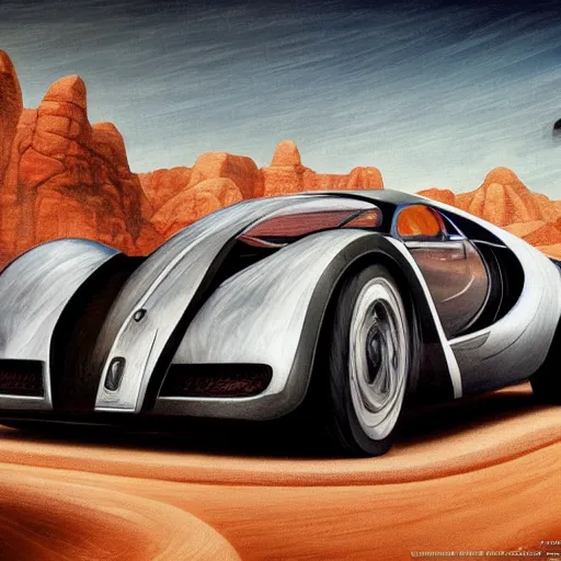 Prompt: epic portrait bugatti cars in cool roads, desert, shiny car, sunny weather, digital painting, artstation, concept art, soft light, hdri, smooth, sharp focus, illustration, fantasy, intricate, elegant, highly detailed, D&D, matte painting, in the style of Greg Rutkowski and Alphonse Mucha and artemisia, 8k, highly detailed, jurgens, rutkowski, bouguereau, pastoral, rustic, georgic, detailed concept art, illustration, colorful pastel, painting, detail, ultra detailed, digital art, 4K,